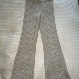 Wild Fable Gray Cable Knit Pants